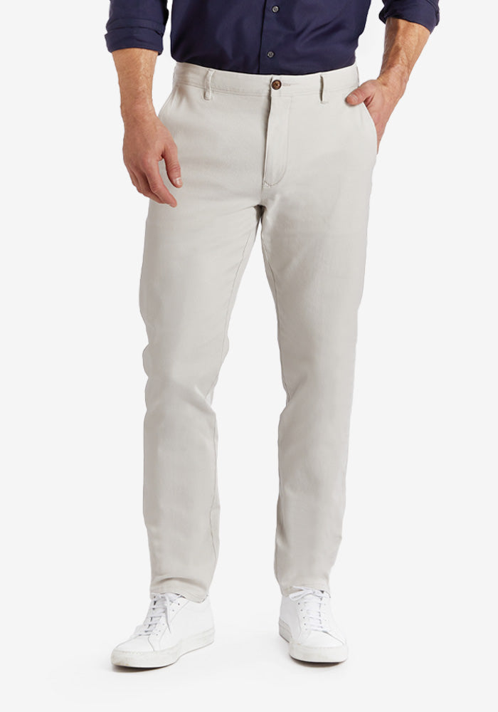 Men wearing Beige Everyday Comfort Slim Chino Pants