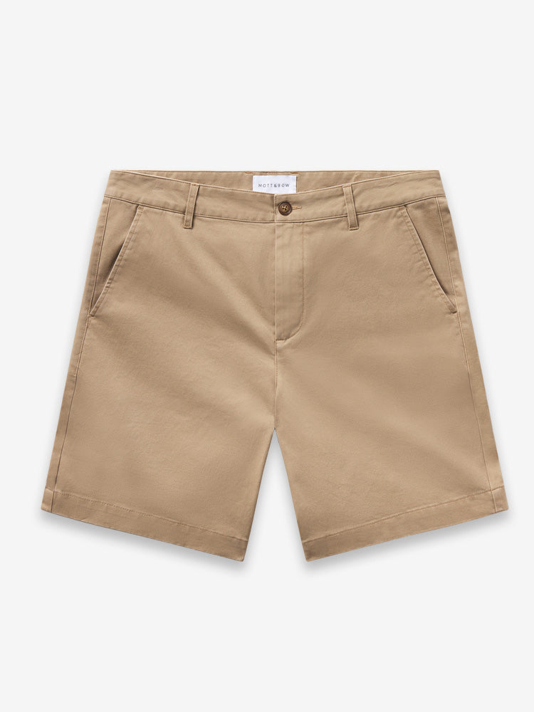 Men wearing Khaki Stretch Chino Short