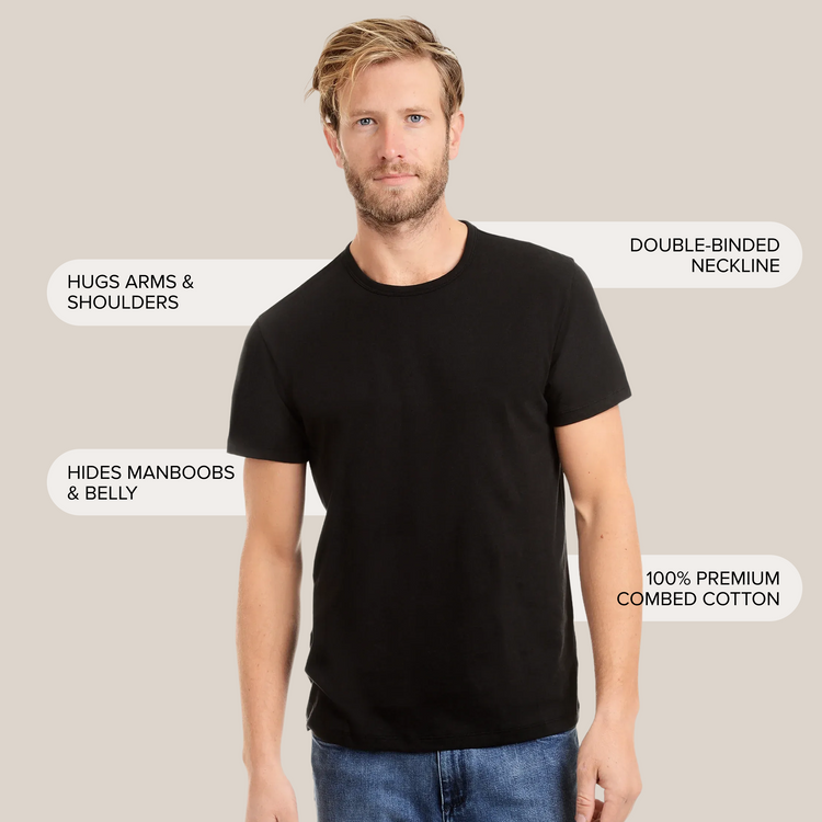 Men wearing Negro Classic Crew Driggs Tee