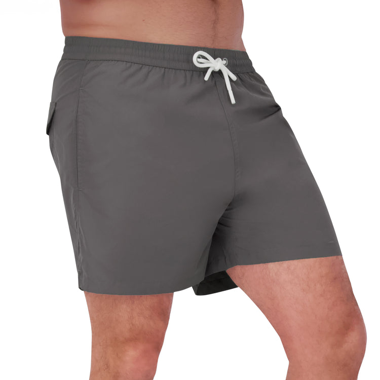 Men wearing Gris Swim Trunk