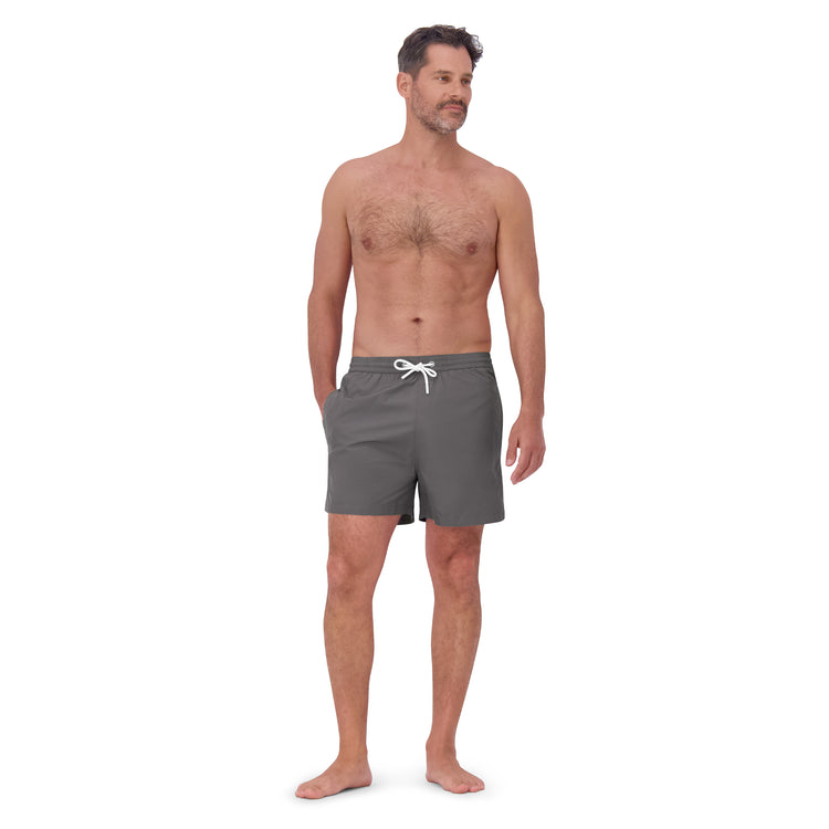Men wearing Gris Swim Trunk