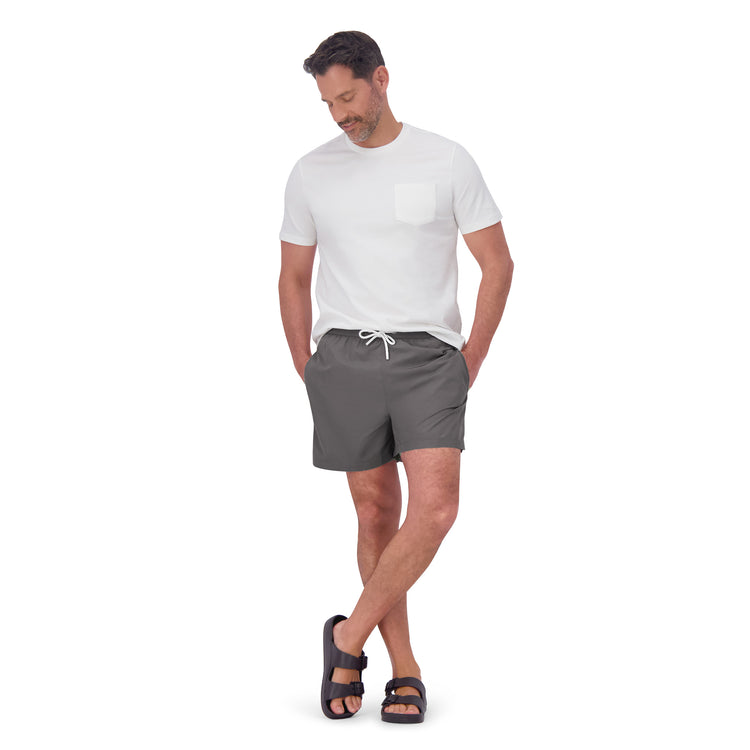Men wearing Gris Swim Trunk