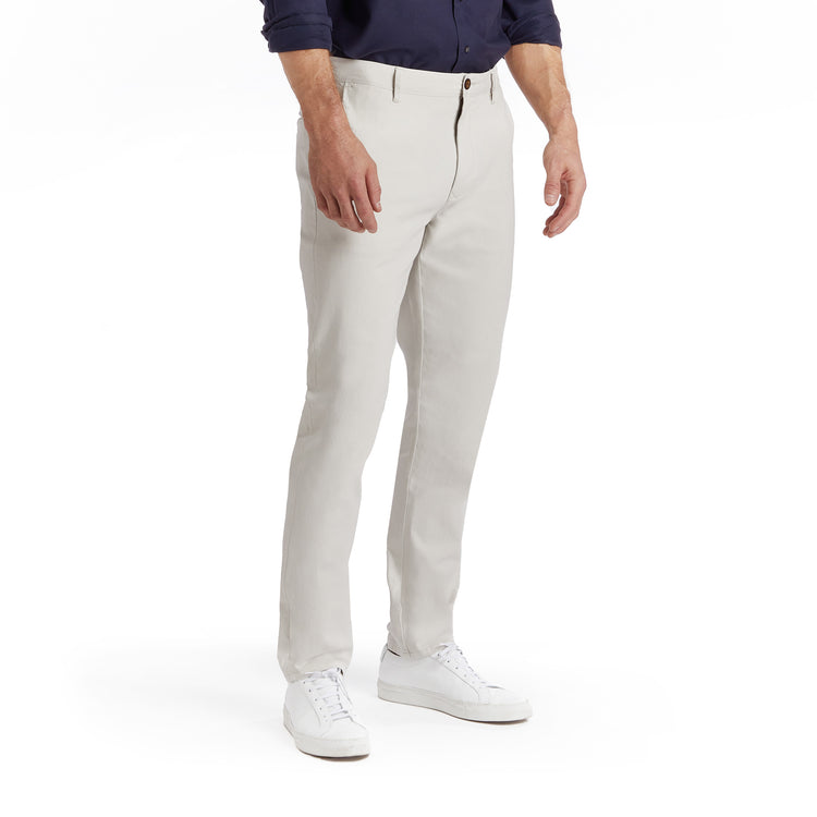 Men wearing Beige Everyday Comfort Slim Chino Pants