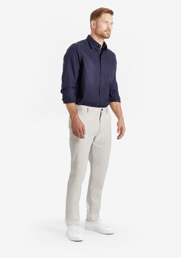 Men wearing Beige Everyday Comfort Slim Chino Pants