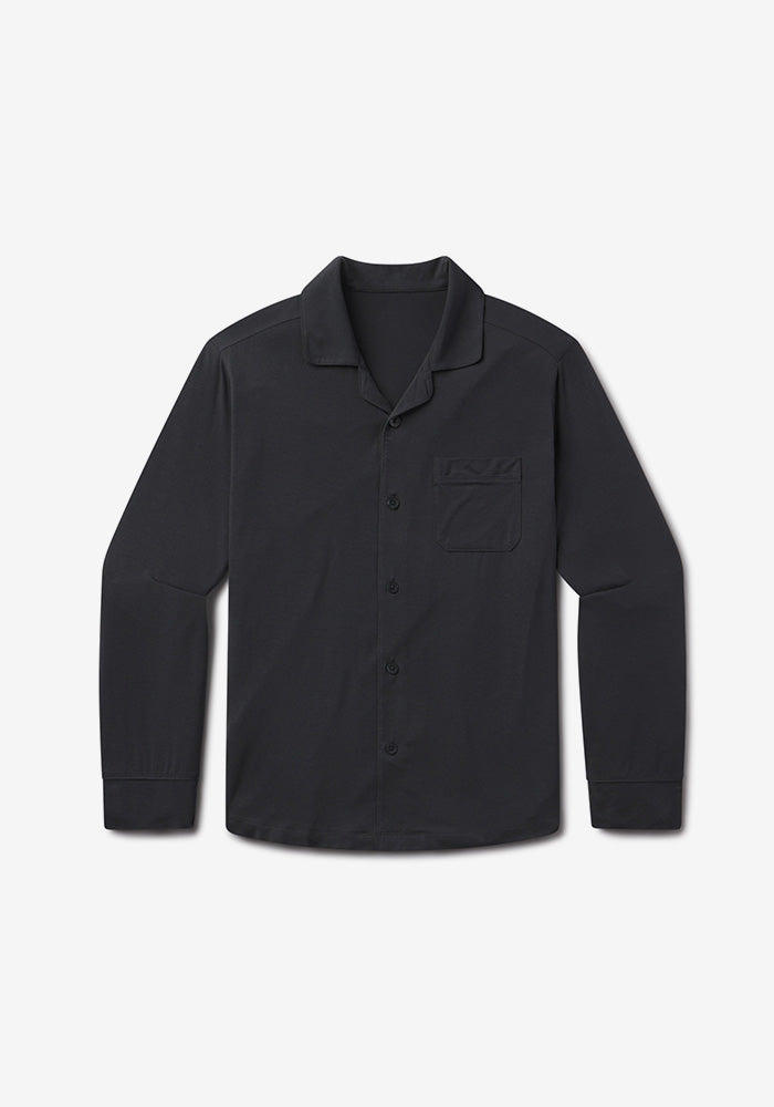 Men wearing Dark Gray Pajama Shirt