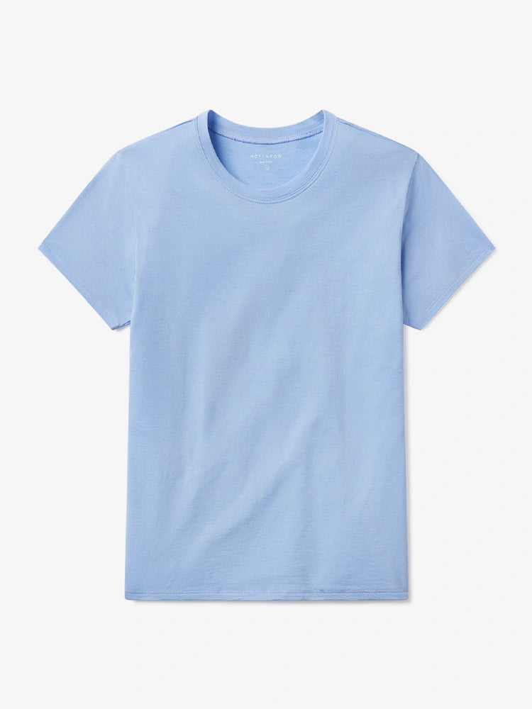 Women wearing Hortensia Relaxed Crew Marcy Tee