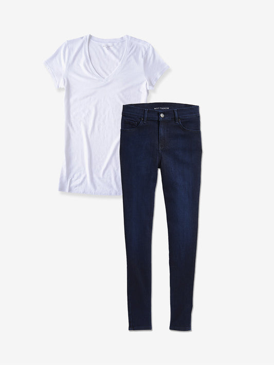 Bundle 05: 1 pair of Jeans + 1 Marcy Tee jeans