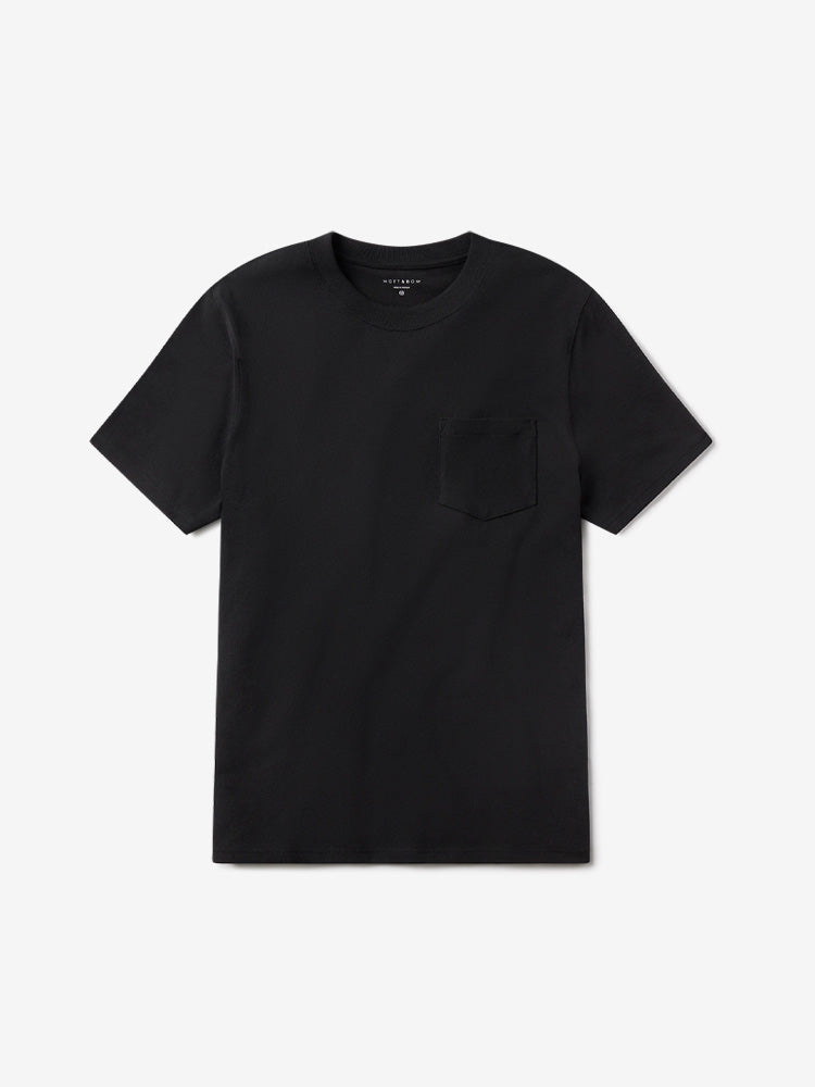 Men wearing Vintage Black Heritage Weighted Tee