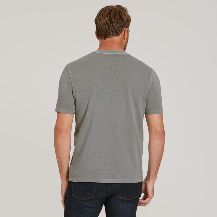 Men wearing Peltre vintage Heritage Weighted Tee