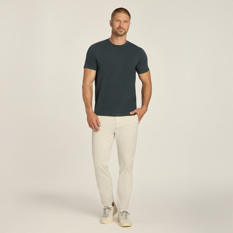 Men wearing Pine Luxe Stretch Tee