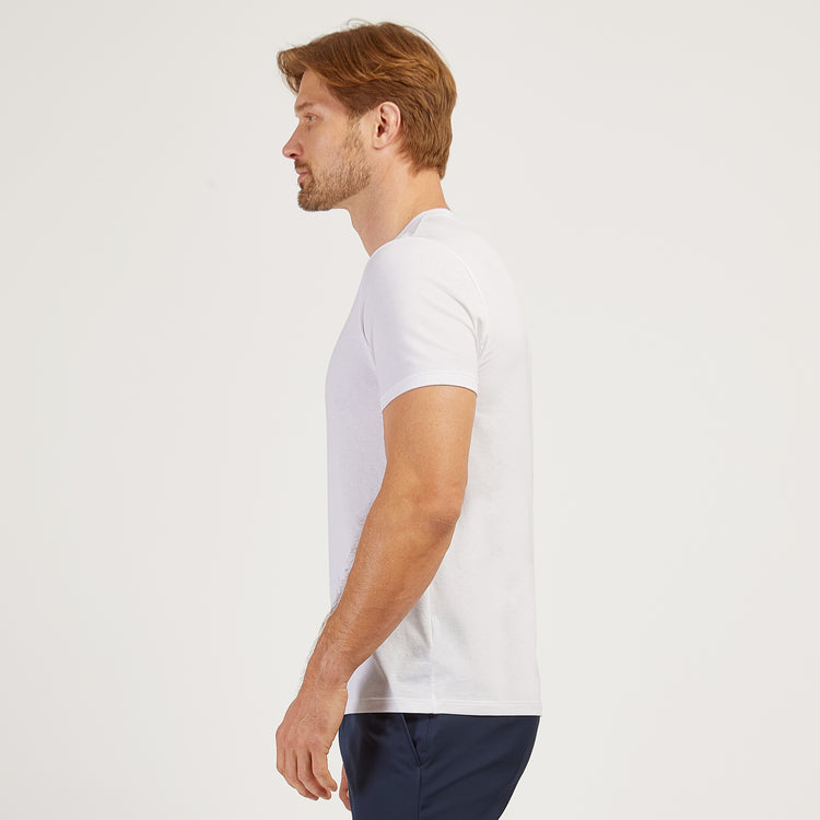 Men wearing Blanco Luxe Stretch Tee