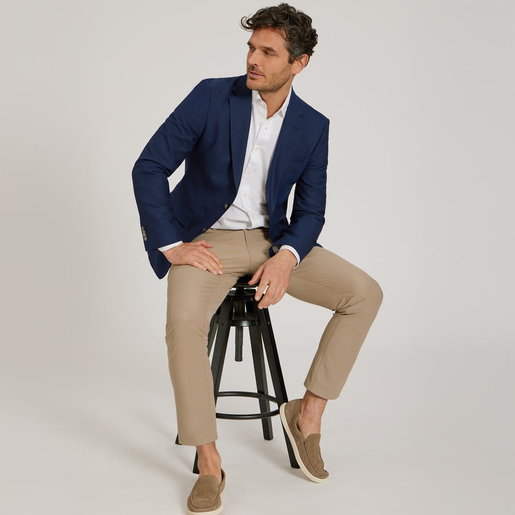 Men wearing Khaki 5 Pocket Travel Pants