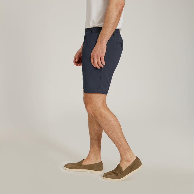 Men wearing Navy Tech Shorts
