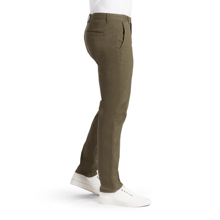 Men wearing Green Everyday Comfort Slim Chino Pants