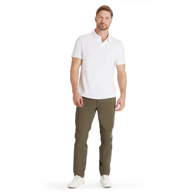 Men wearing Green Everyday Comfort Slim Chino Pants