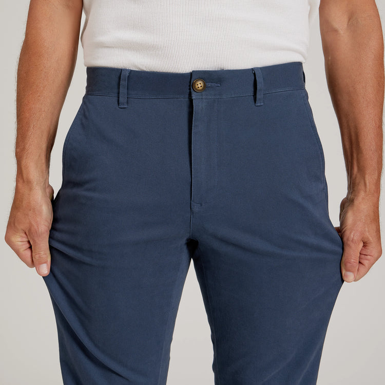 Men wearing Riverside Everyday Comfort Slim Chino Pants