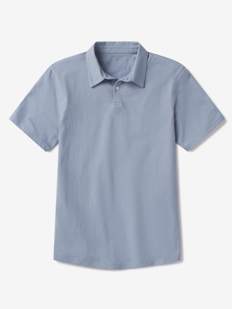 Men wearing Azul california Jersey Sueded Polo