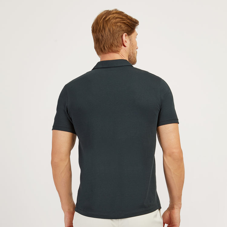 Men wearing Pino Jersey Sueded Polo