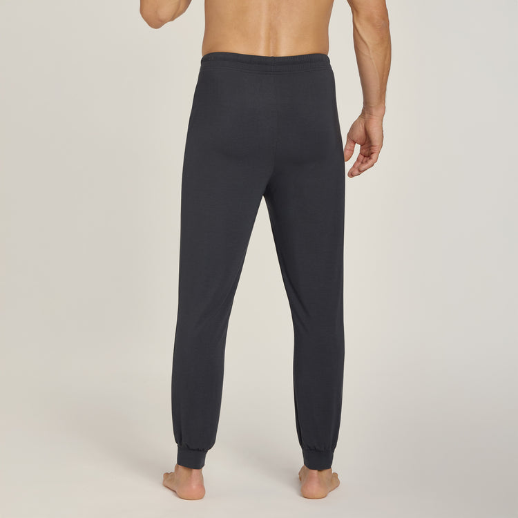 Men wearing Dark Gray Pajama Pants