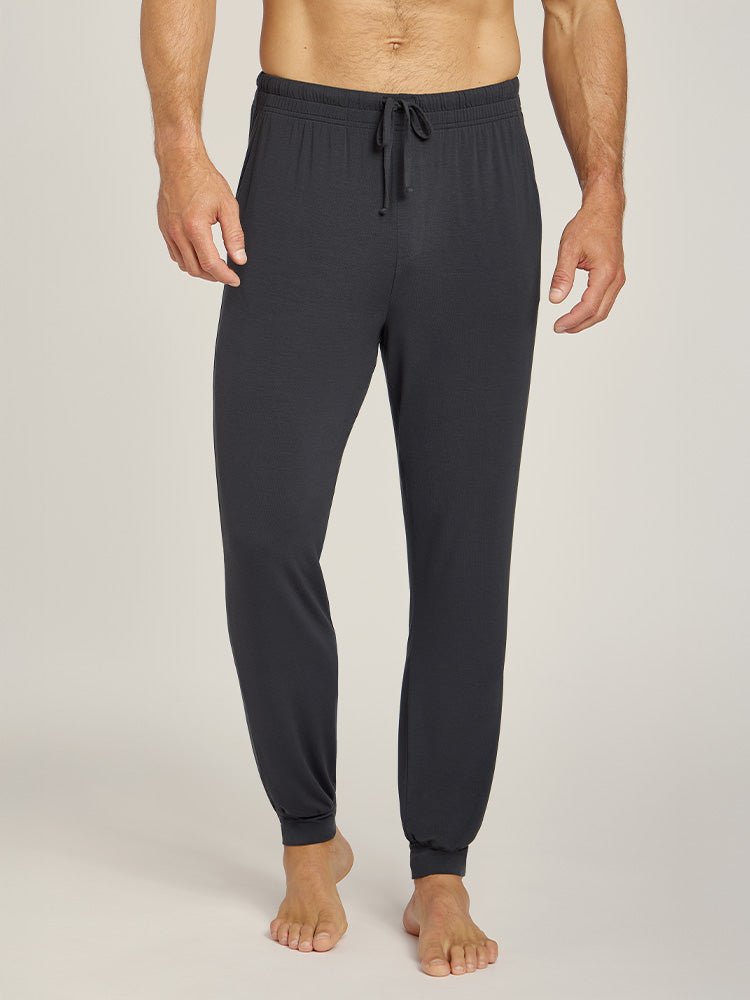Men wearing Dark Gray Pajama Pants