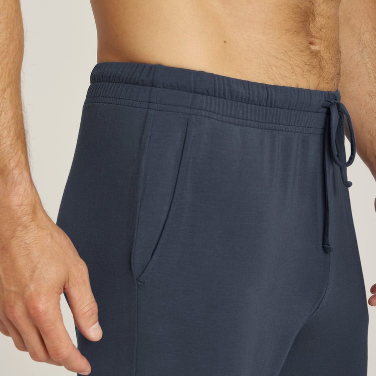 Men wearing Graphite Blue Pajama Pants