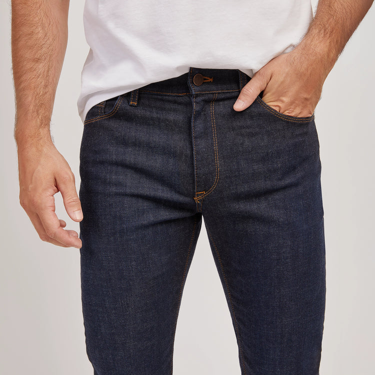 Men wearing Azul oscuro Slim Crosby Jeans