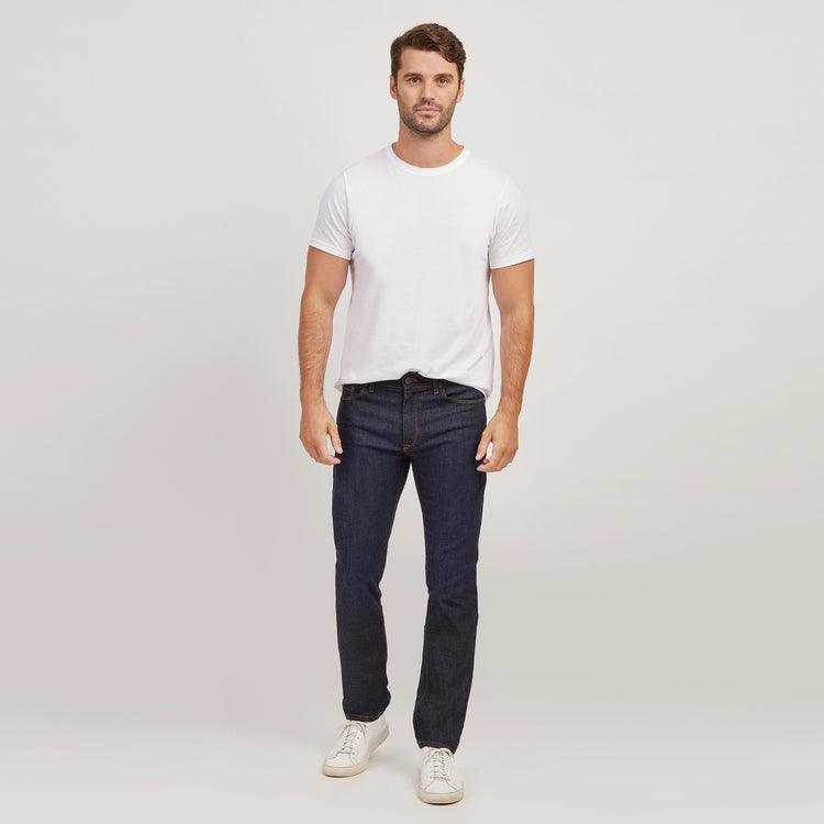 Men wearing Azul oscuro Slim Crosby Jeans