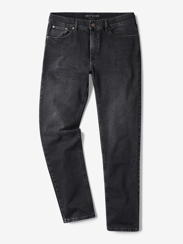 Men wearing Dark Gray Slim Allen Jeans