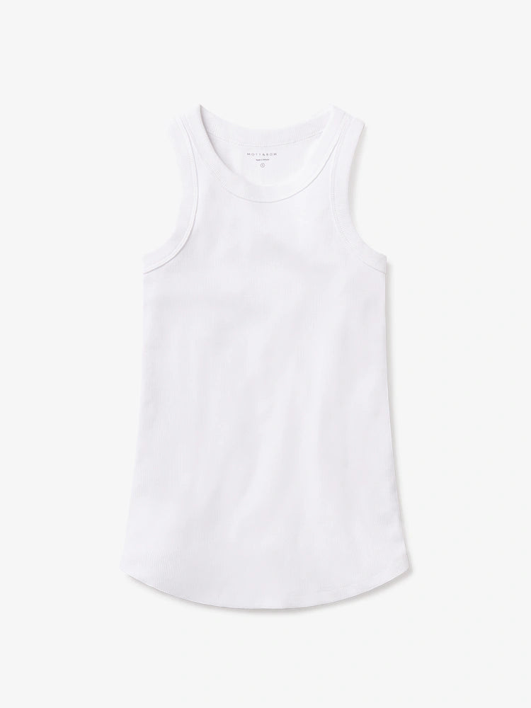 Women wearing Blanco Rib Tank