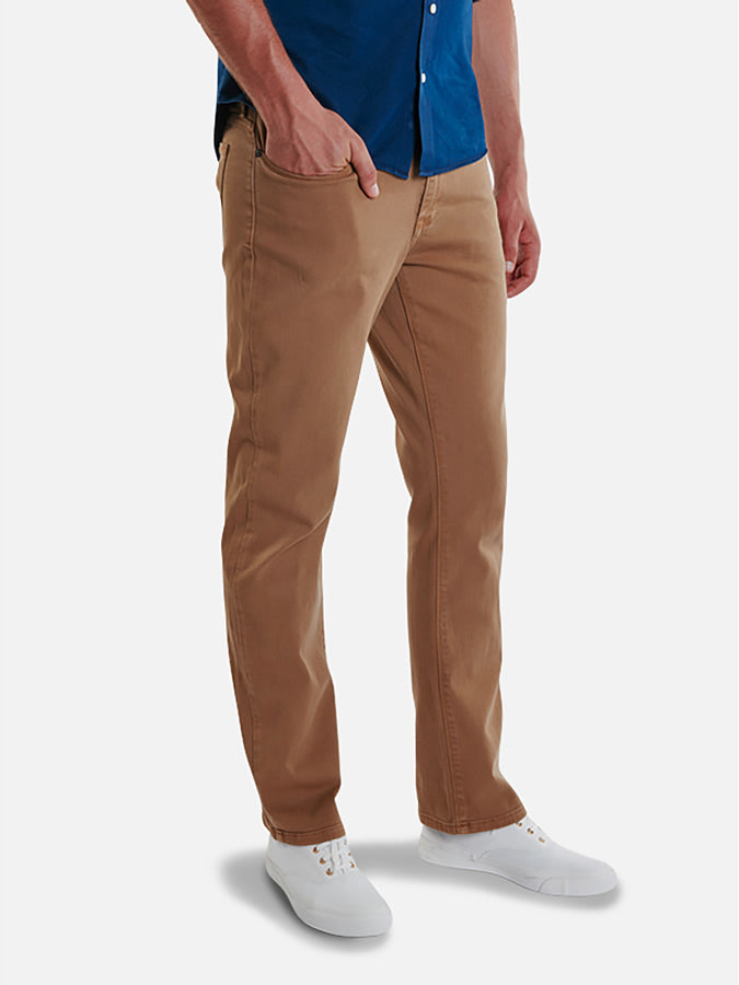 Men wearing Khaki Straight Mercer Jeans