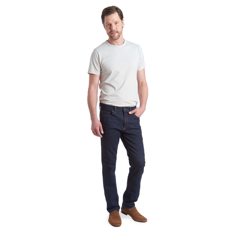 Men wearing Hueso Classic Crew Driggs Tee