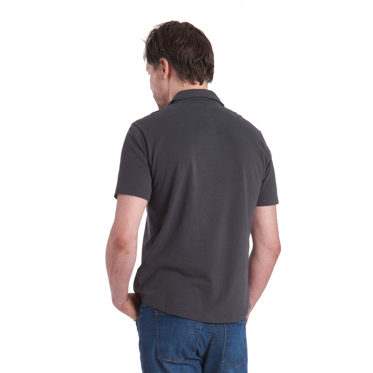 Men wearing Gris oscuro Jersey Sueded Polo