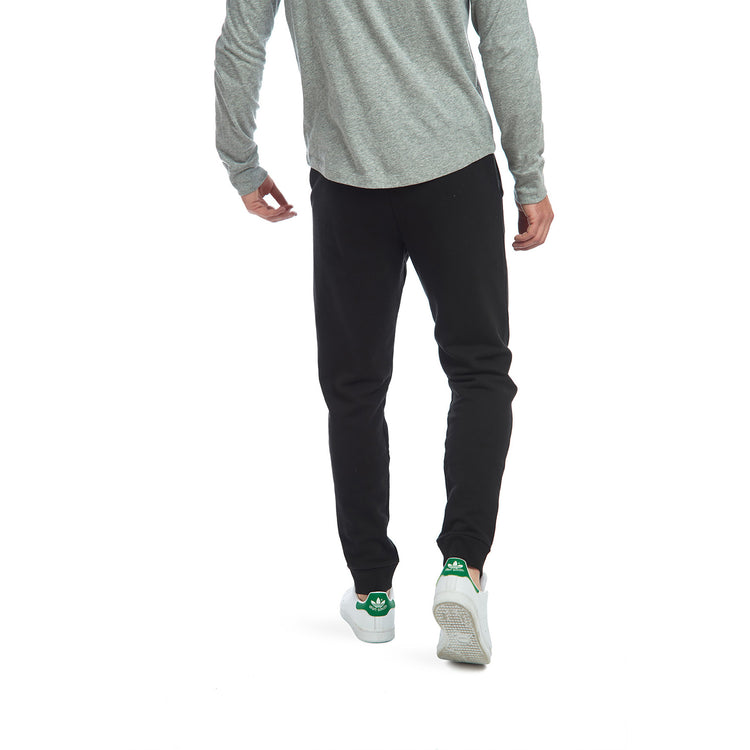 Men wearing Black The French Terry Sweatpant Hooper