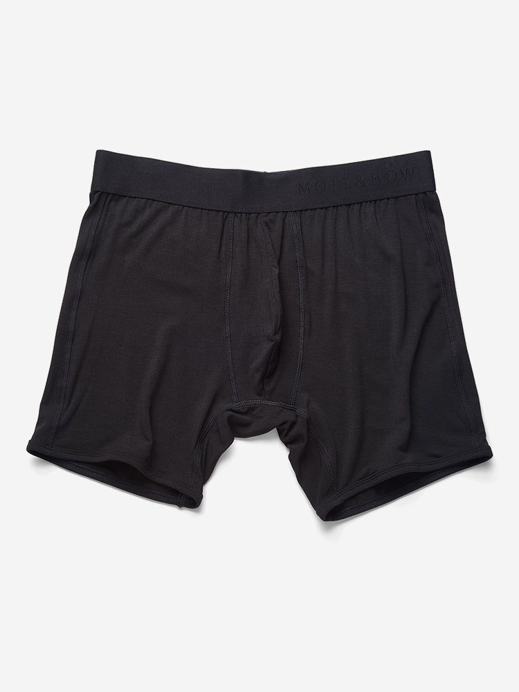 Men wearing Black Second Skin Boxer Brief