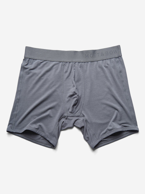 Men wearing Gris Second Skin Boxer Brief