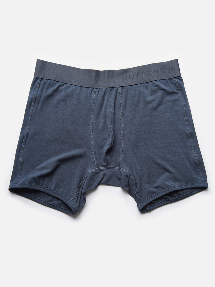 Men wearing Steel Gray Second Skin Boxer Brief