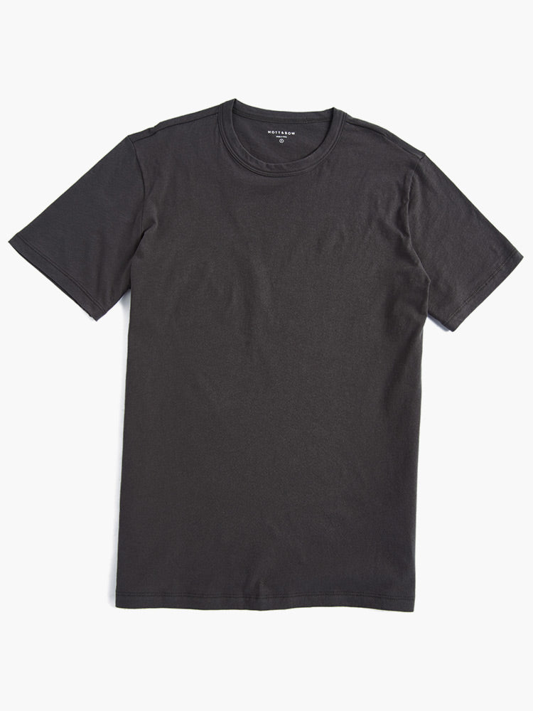 Men wearing Dark Gray Classic Crew Driggs Tee