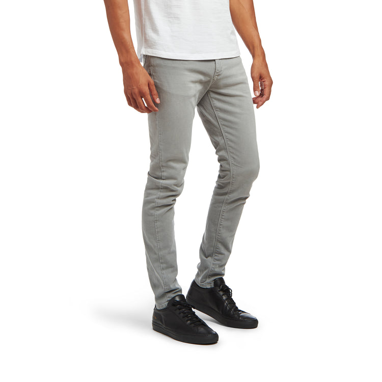 Men wearing Light Gray Skinny Mercer Jeans