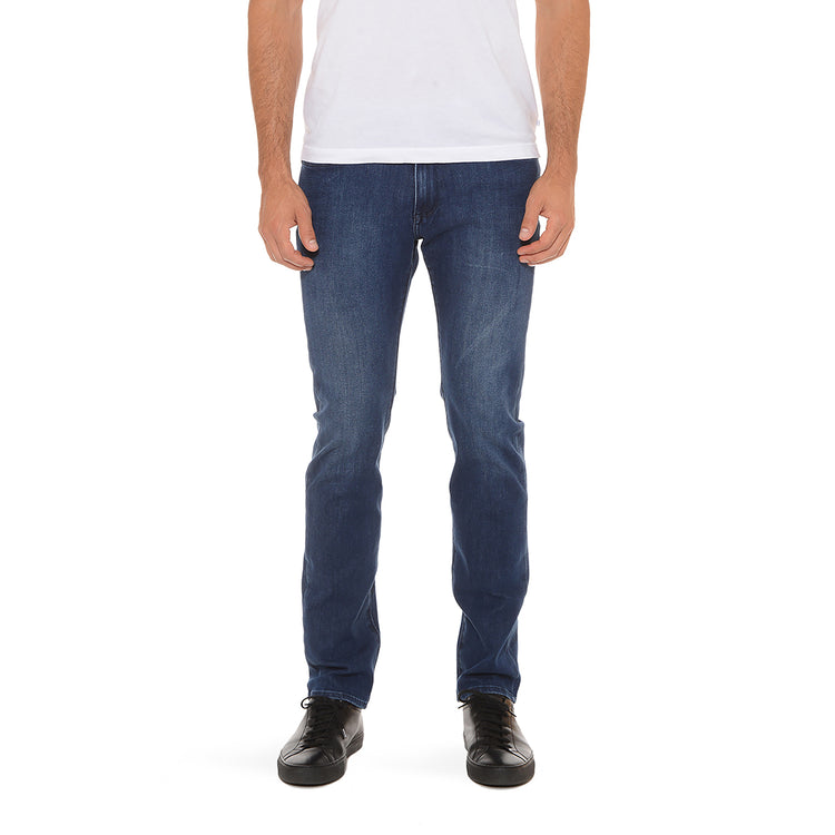 Men wearing Medium Blue Slim Broome Jeans