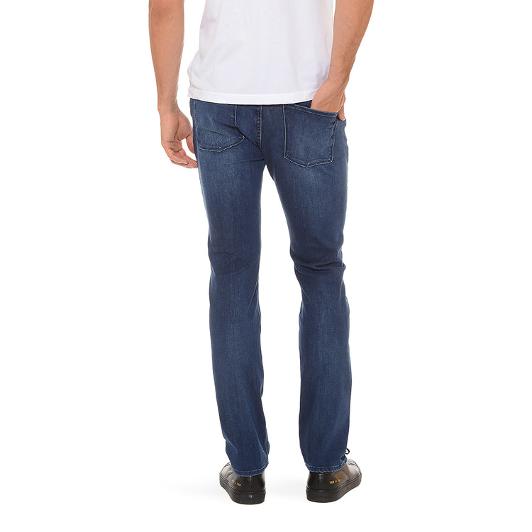Men wearing Medium Blue Slim Broome Jeans