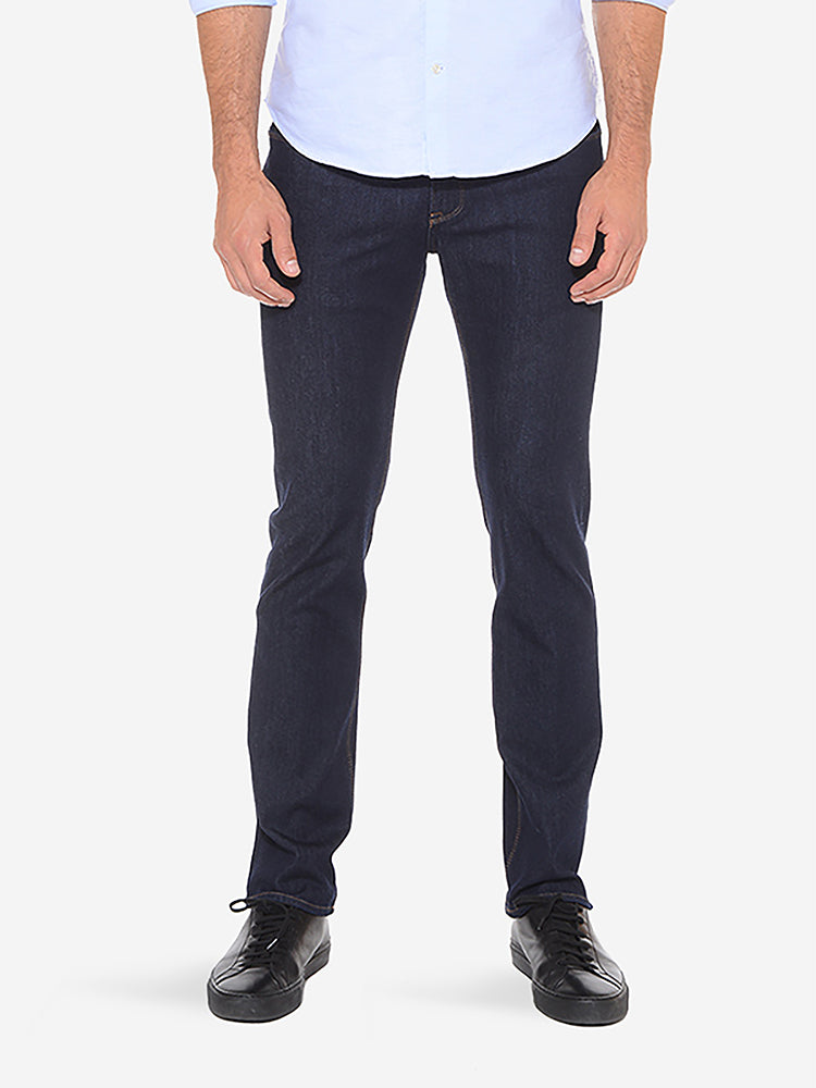 Men wearing Bleu Foncé Slim Broome Jeans