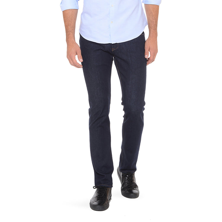 Men wearing Bleu Foncé Slim Broome Jeans