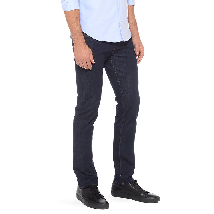 Men wearing Bleu Foncé Slim Broome Jeans