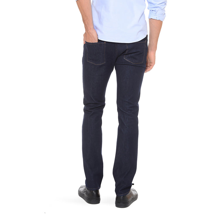 Men wearing Bleu Foncé Slim Broome Jeans