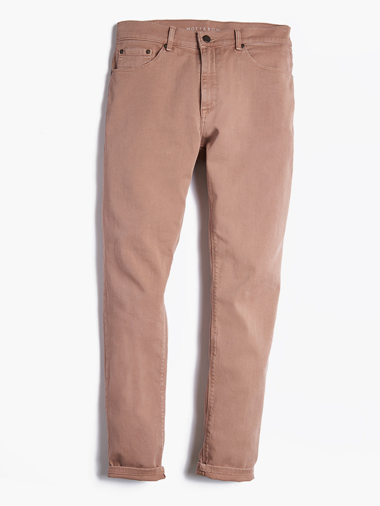 Men wearing Apricot Slim Mercer Jeans