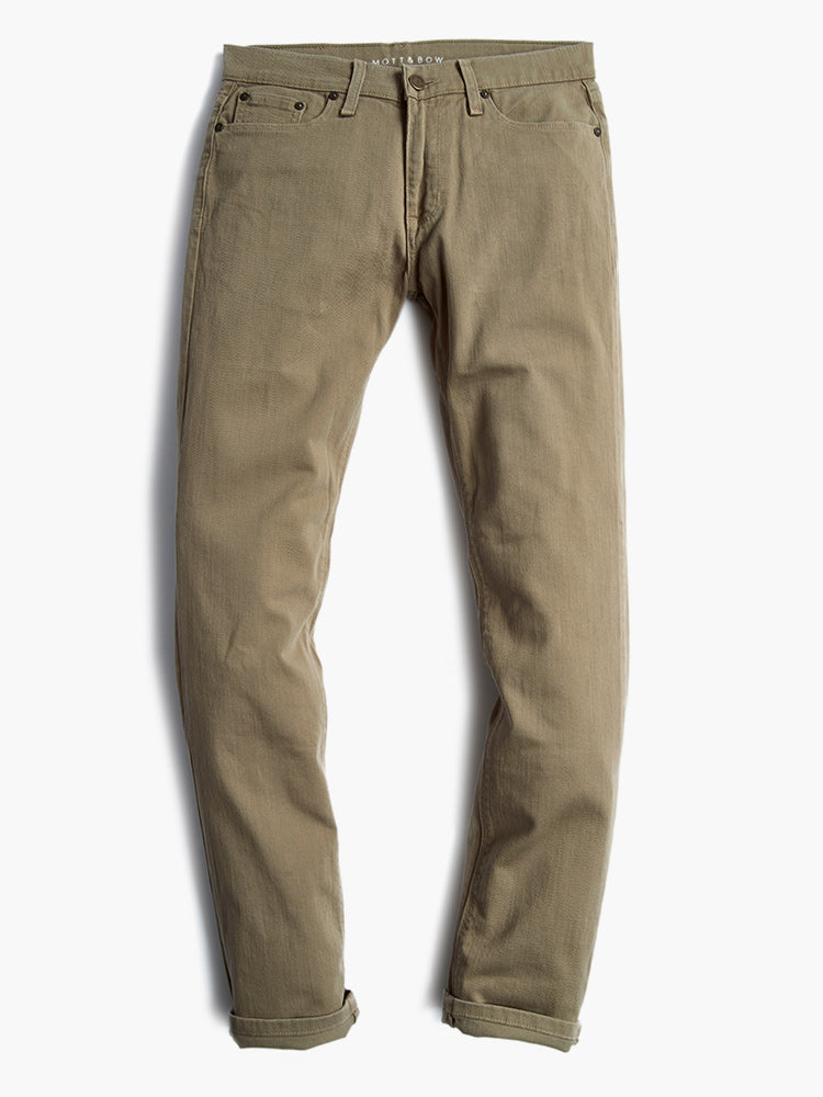 Men wearing Verde oliva Straight Mercer Jeans