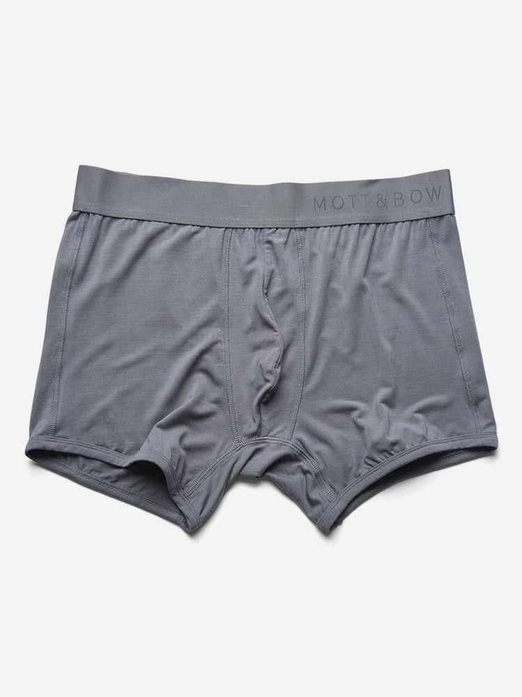 Men wearing Bleu Graphite Second Skin Trunk