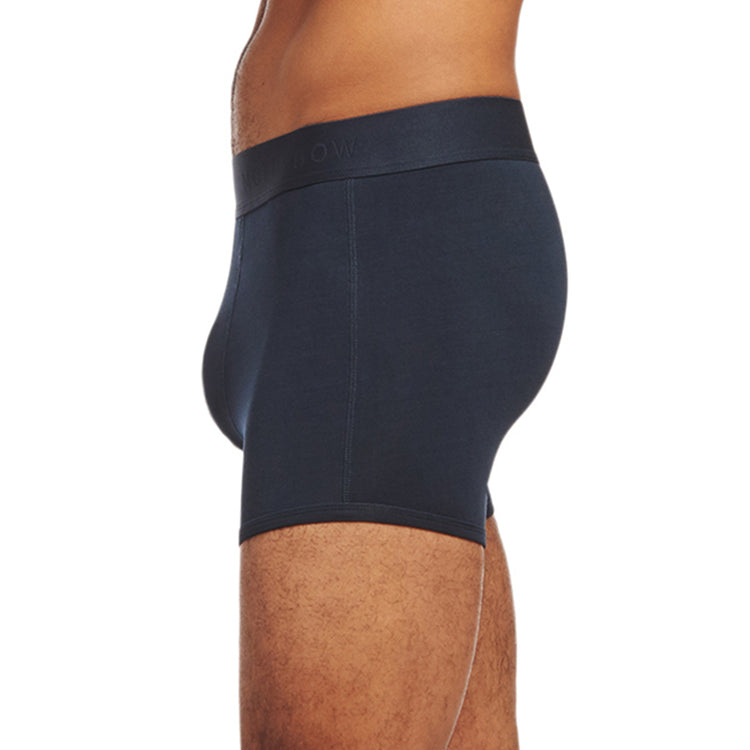 Men wearing Navy Second Skin Trunk