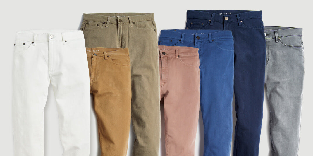 Pantalon en denim sergé
