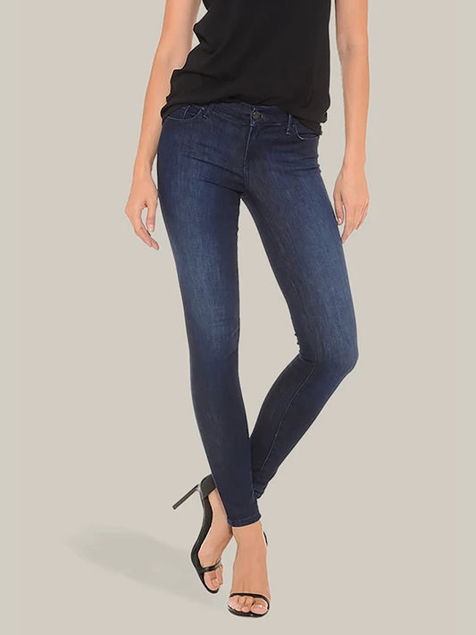 Grove Mid Rise Skinny Jeans Medium/Dark Blue Mid Rise Skinny jeans